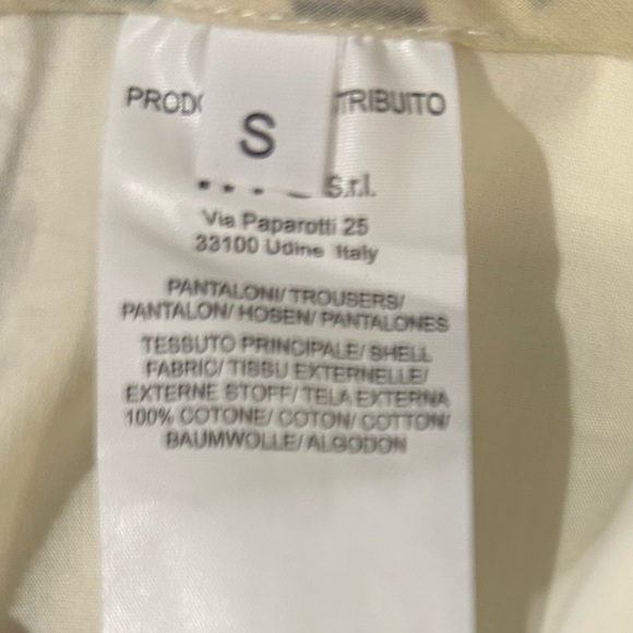 Niu Casual Pants in Black and Light Ivory, Size S - Picture 10 of 12